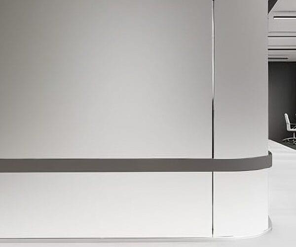 Smart film installation process on a glass surface in the UAE.