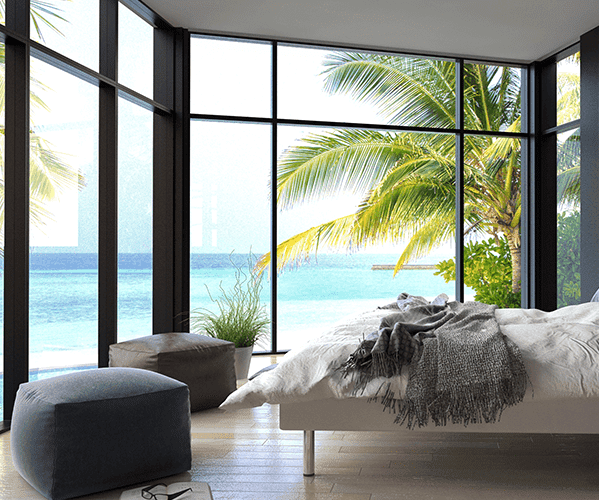 Smart film reduces energy costs by controlling heat and light.